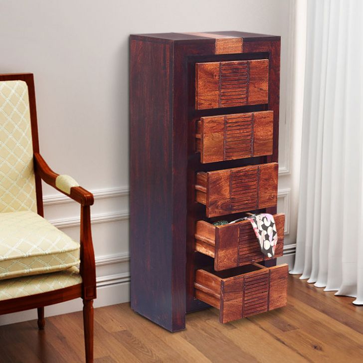 Magnum Chest Of Five Drawers Honey